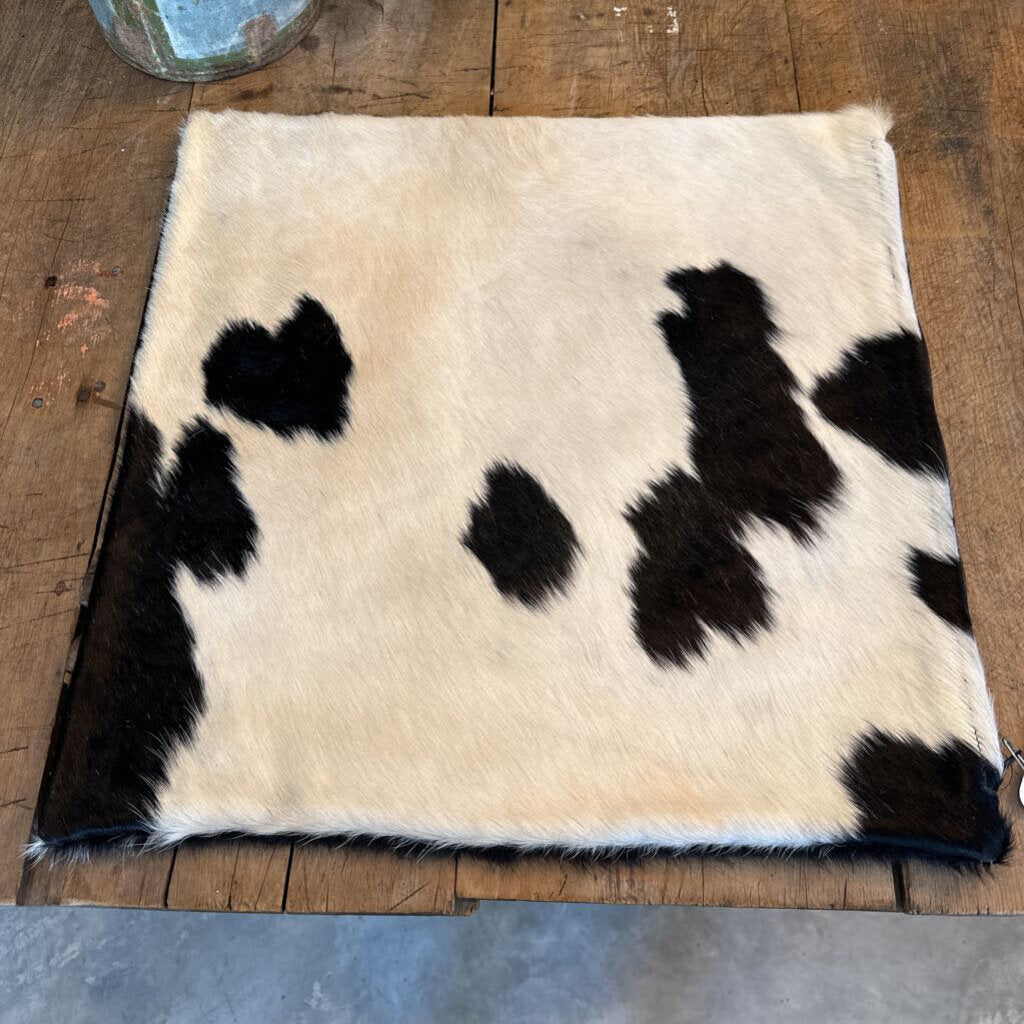 COWHIDE PILLOW COVER