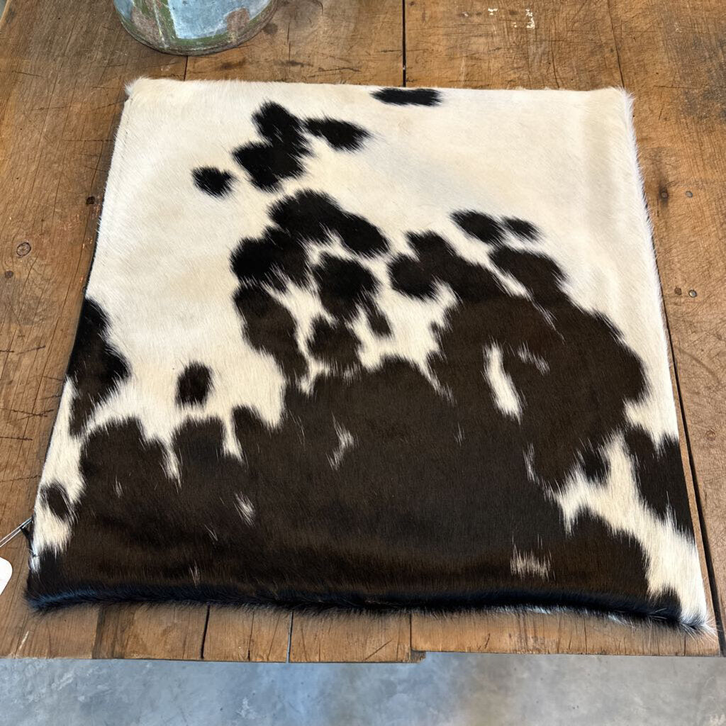 COWHIDE PILLOW COVER