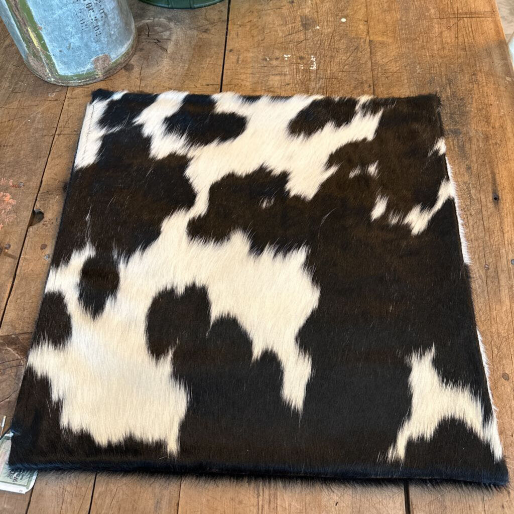 COWHIDE PILLOW COVER