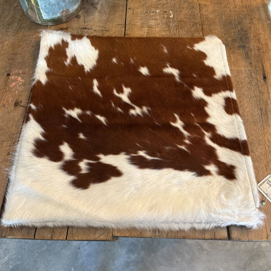 COWHIDE PILLOW COVER
