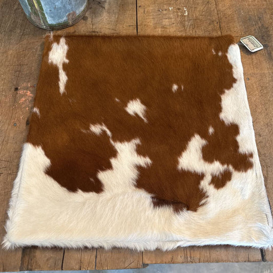 COWHIDE PILLOW COVER