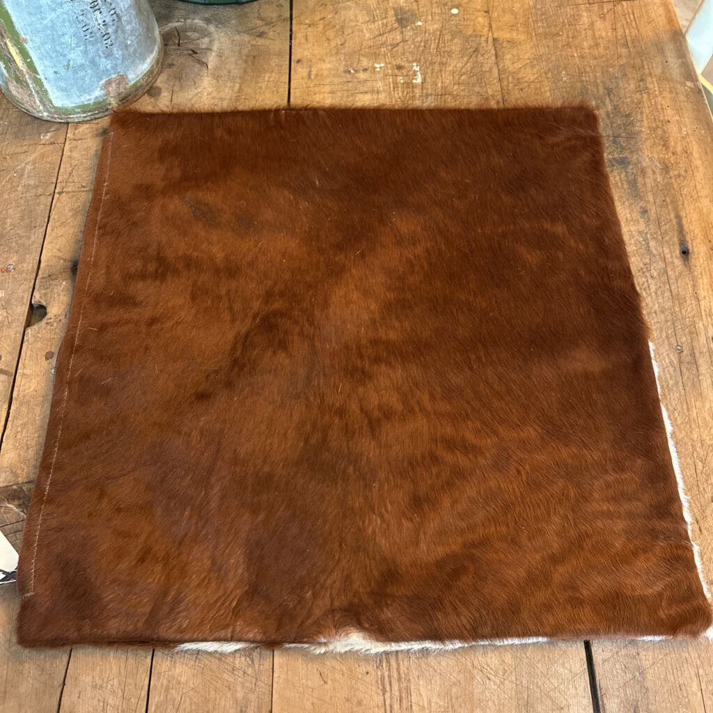 COWHIDE PILLOW COVER