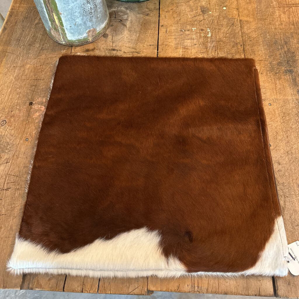 COWHIDE PILLOW COVER