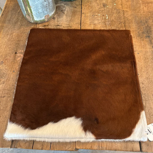 COWHIDE PILLOW COVER