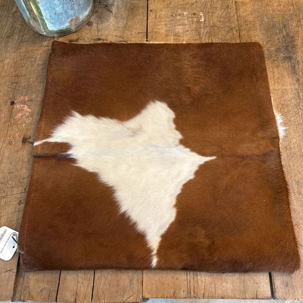 COWHIDE PILLOW COVER