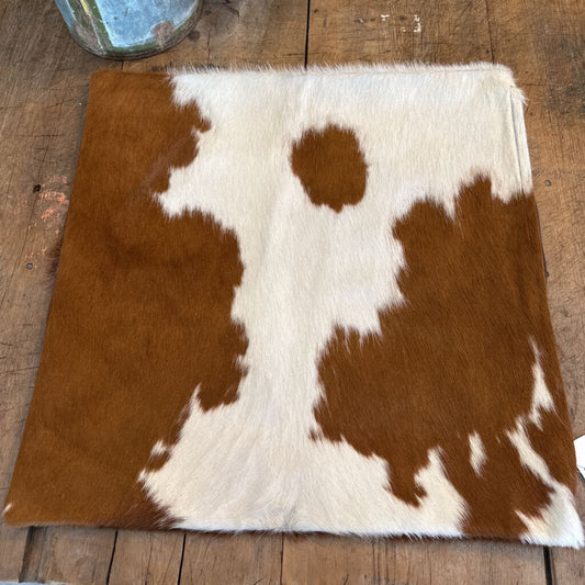 COWHIDE PILLOW COVER