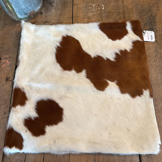 COWHIDE PILLOW COVER