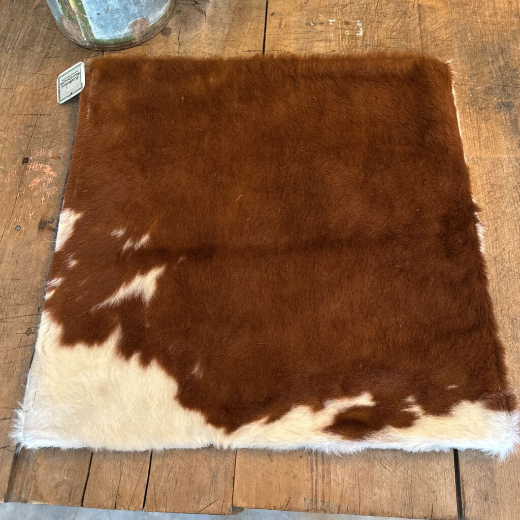 COWHIDE PILLOW COVER