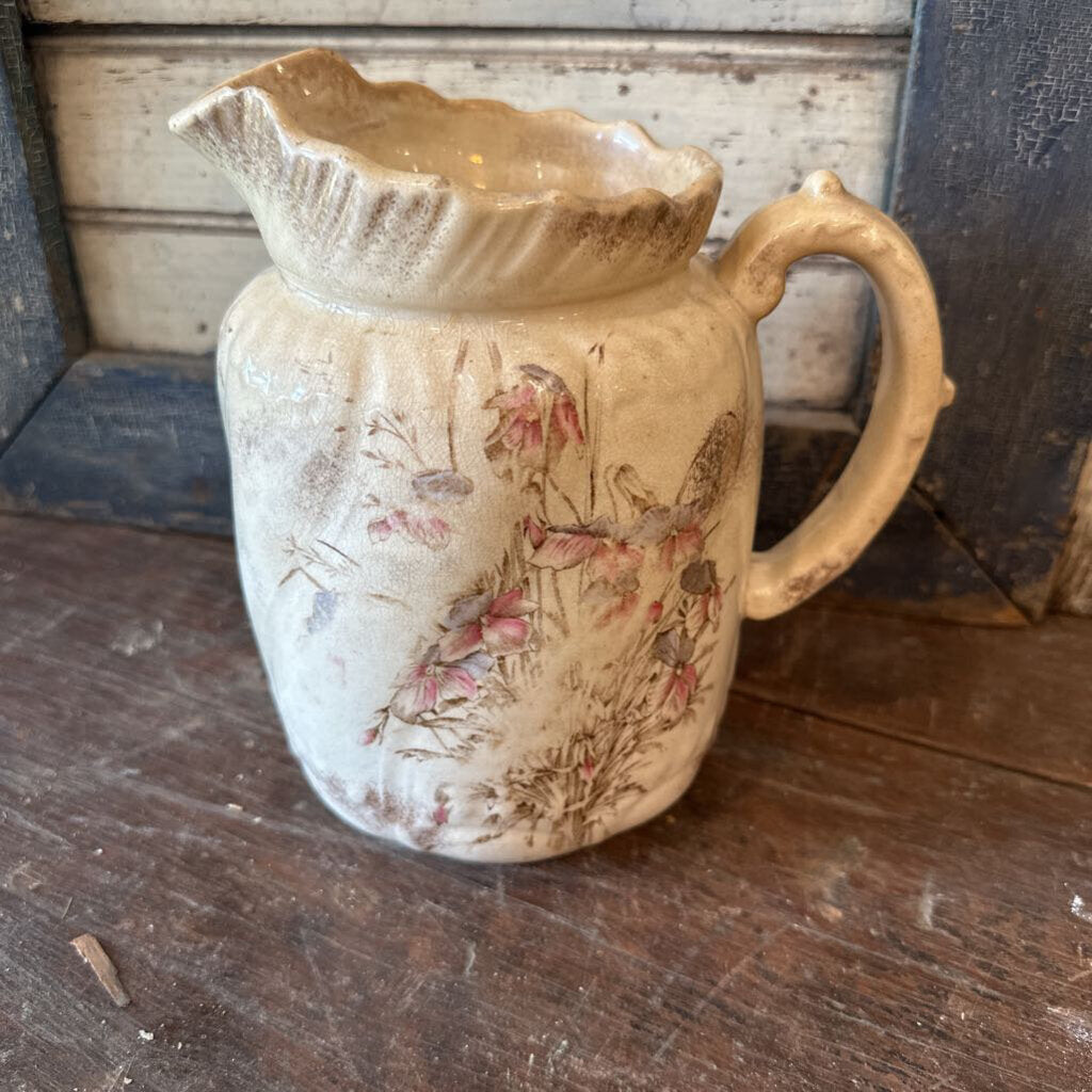 ANTIQUE TRANSFERWARE PITCHER