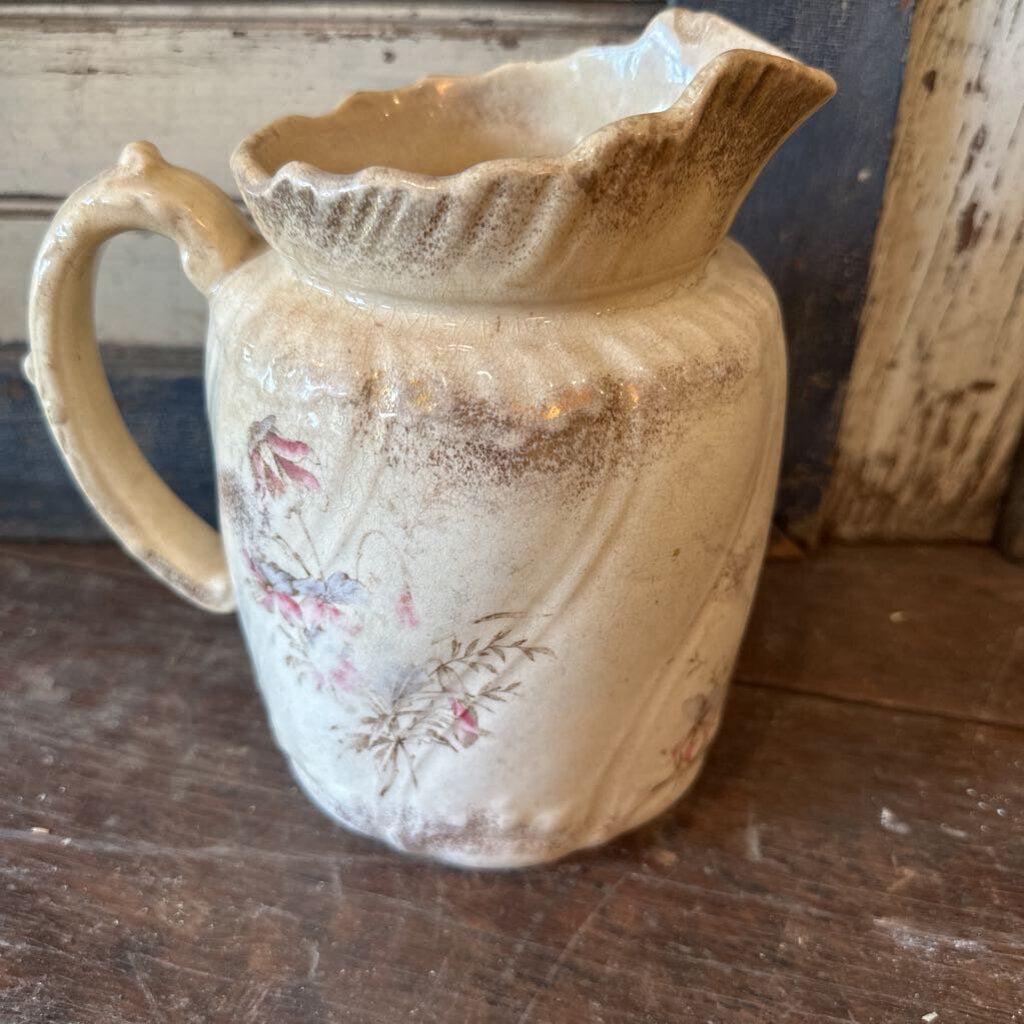 ANTIQUE TRANSFERWARE PITCHER