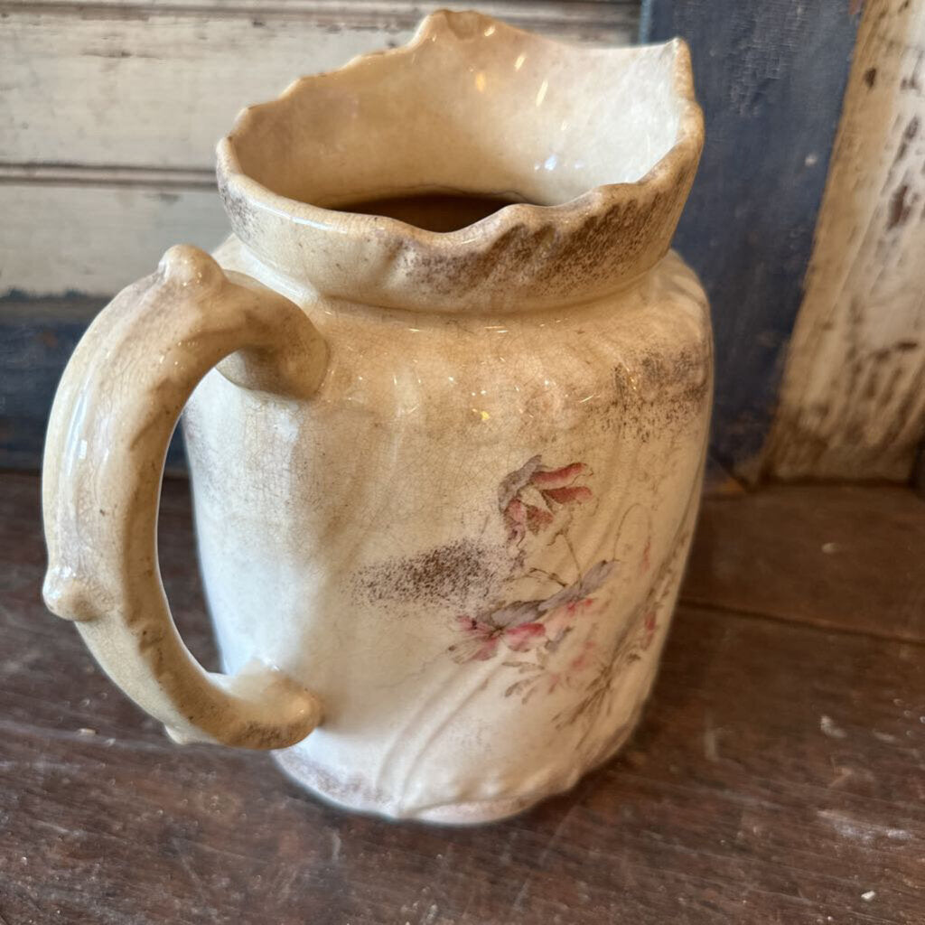 ANTIQUE TRANSFERWARE PITCHER