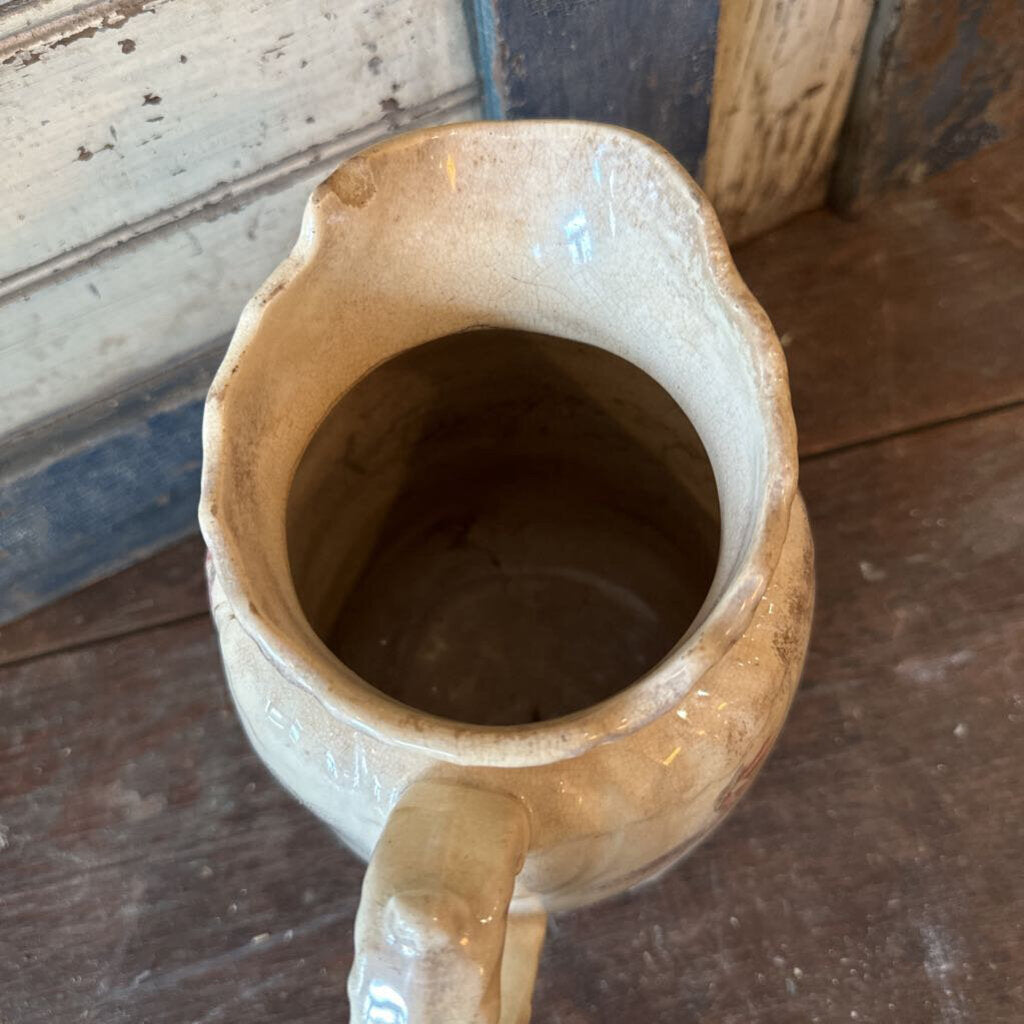 ANTIQUE TRANSFERWARE PITCHER