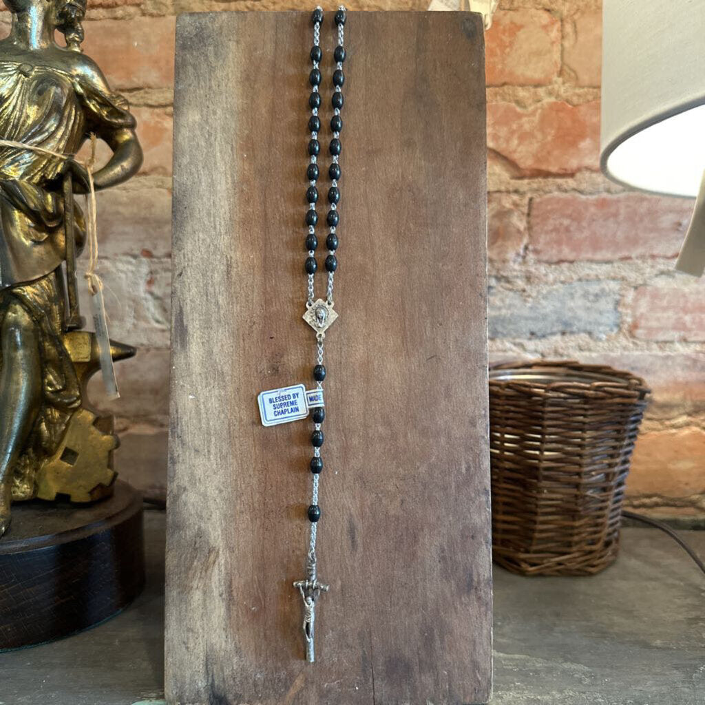 VINTAGE ROSARY BLESSED BY SUPREME CHAPLAIN