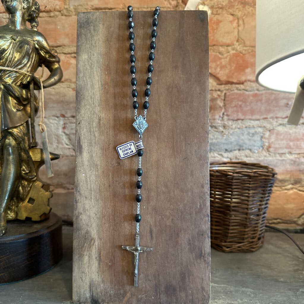 VINTAGE ROSARY BLESSED BY SUPREME CHAPLAIN