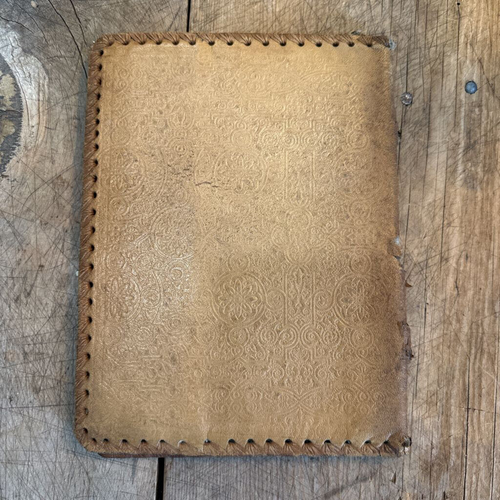 LEATHER BOOK COVER