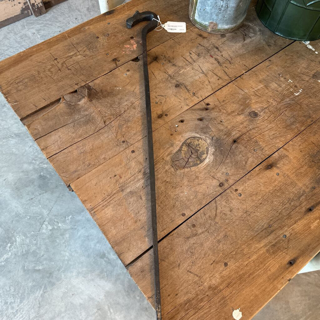 BLACKSMITH MADE WROUGHT IRON CANE