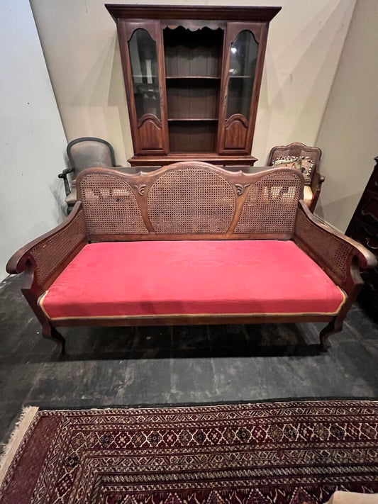 ANTIQUE BERGERE SOFA C. 1920'S