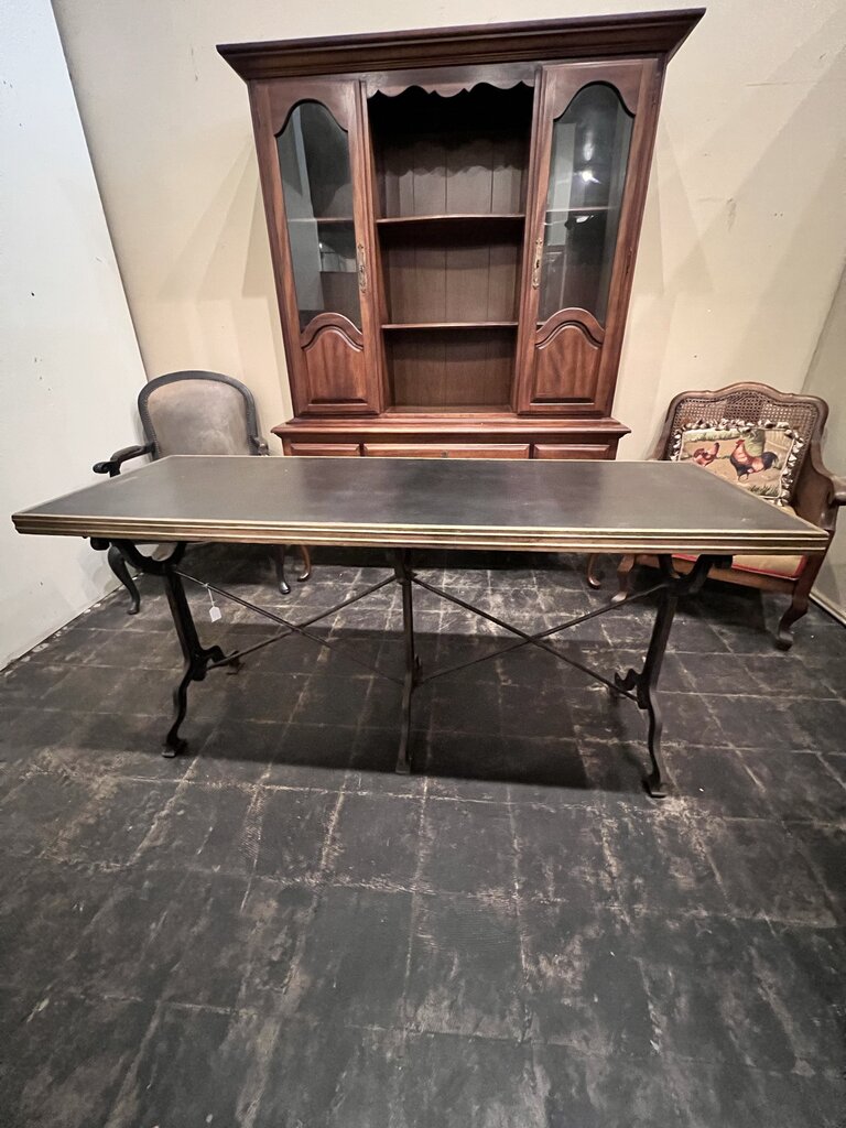 WROUGHT IRON CONSOLE TABLE