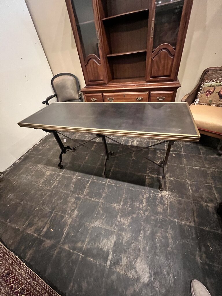 WROUGHT IRON CONSOLE TABLE