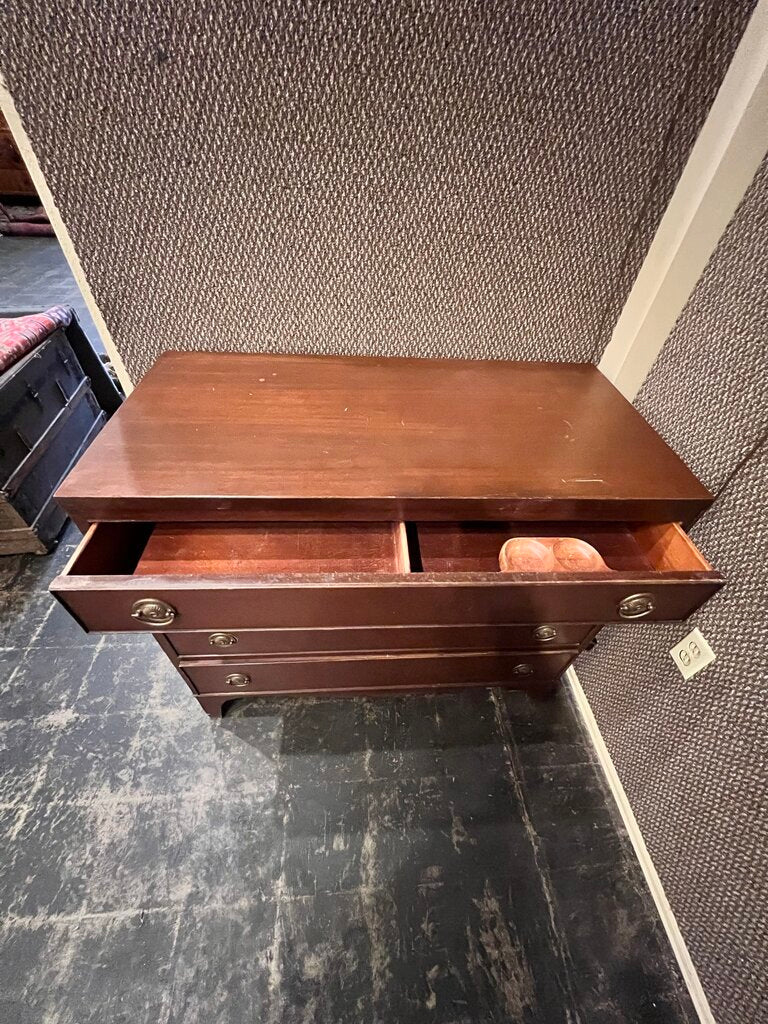 DRESSER WITH BUILT IN CHANGE HOLDER