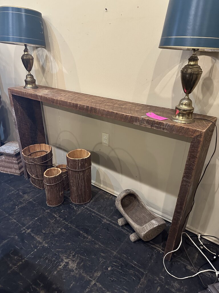 RUSTIC SOFA TABLE