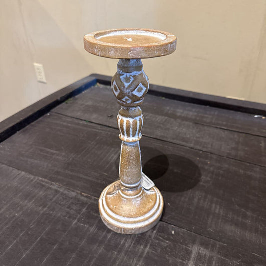 WOODEN CANDLE HOLDER