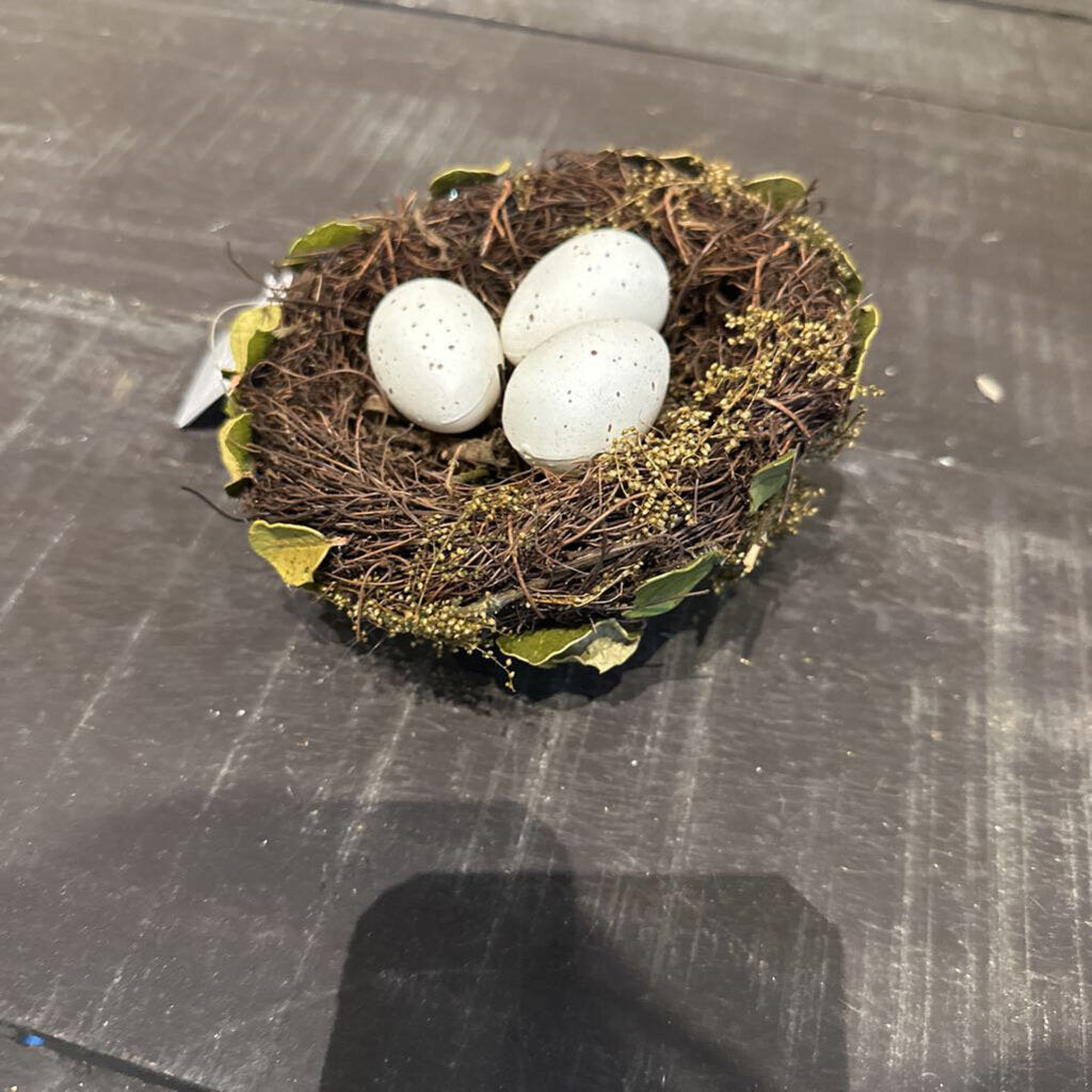 BIRD NEST WITH EGGS