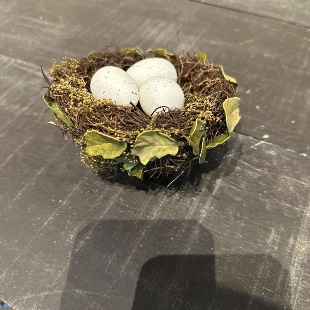 BIRD NEST WITH EGGS