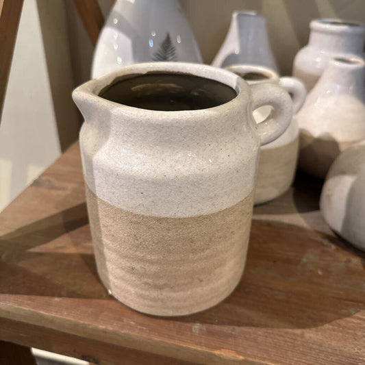 TWO TONE PITCHER VASE