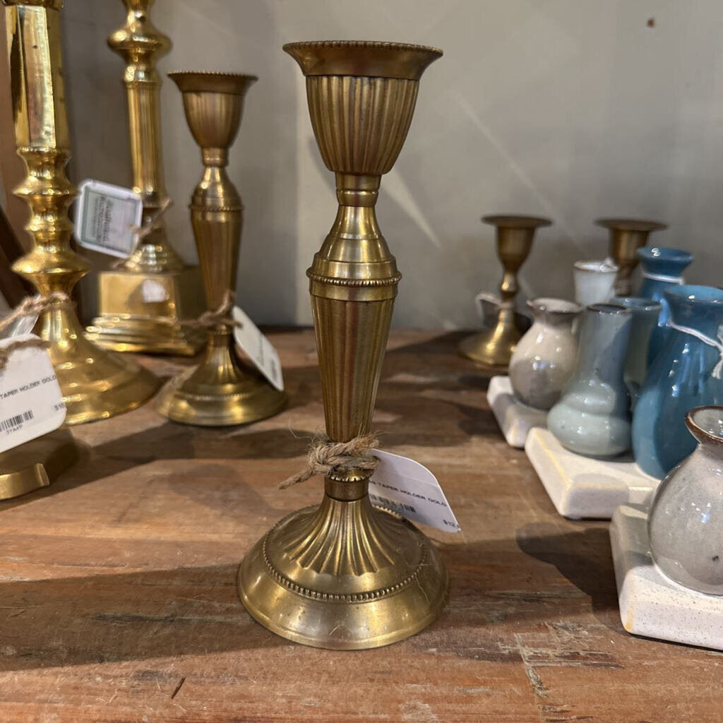 BRASS TAPER HOLDER