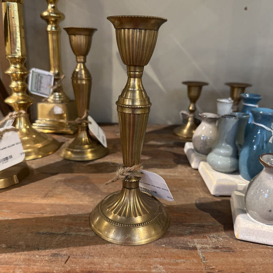 BRASS TAPER HOLDER