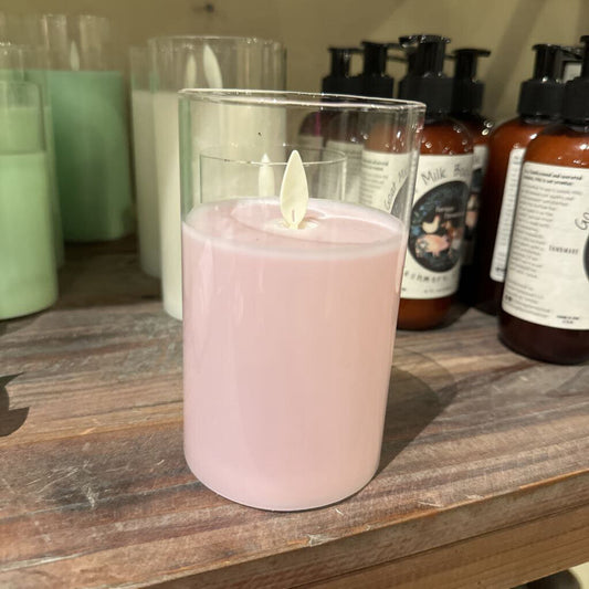 MOVING FLAME PILLAR CANDLE