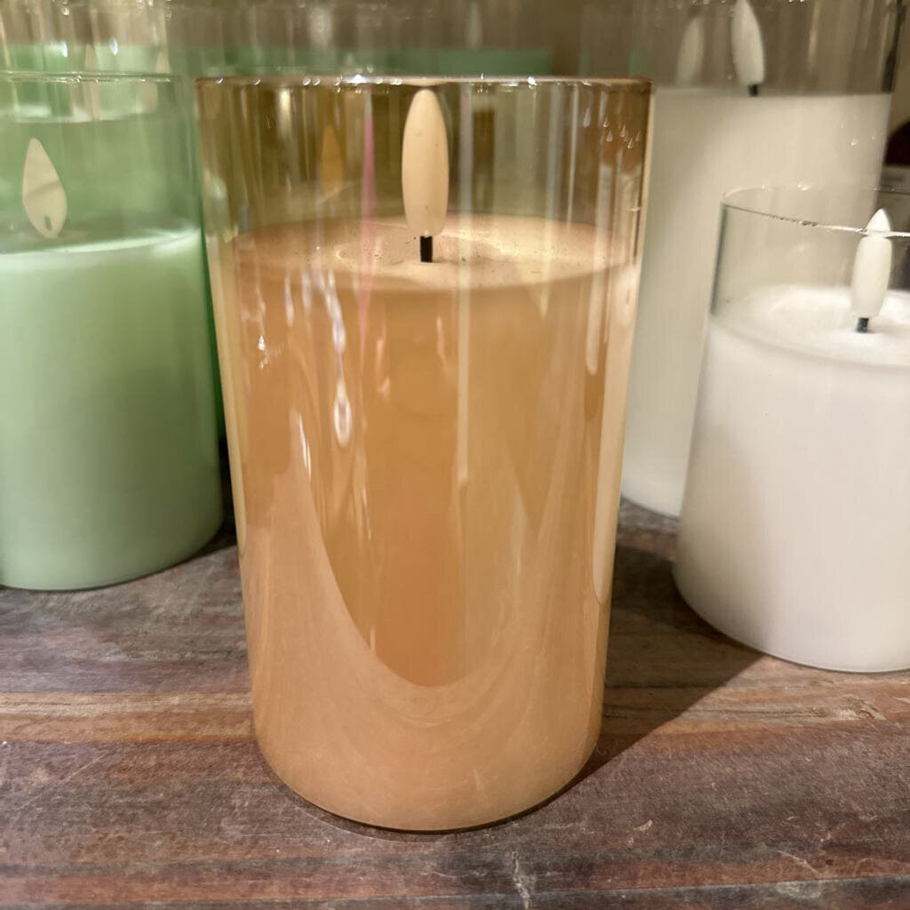 MOVING FLAME PILLAR CANDLE