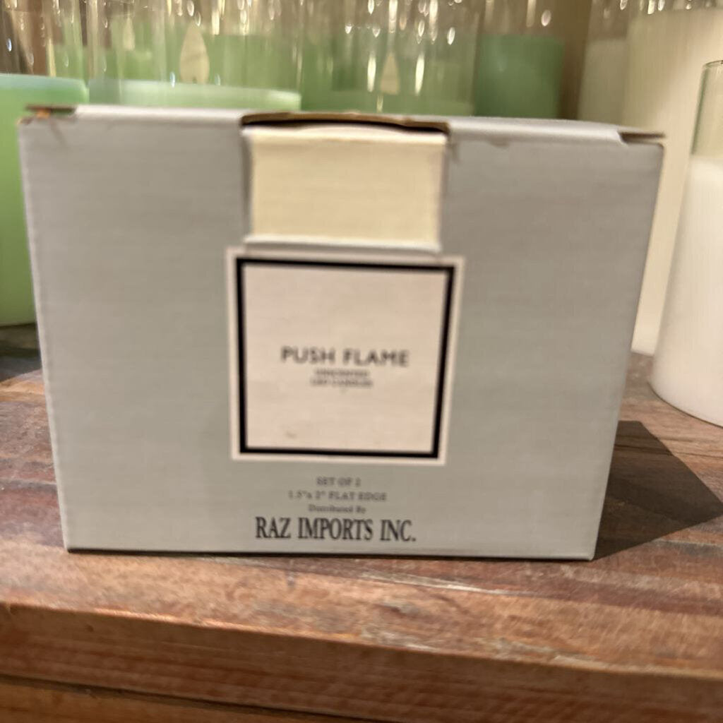 PUSH FLAME LED CANDLES