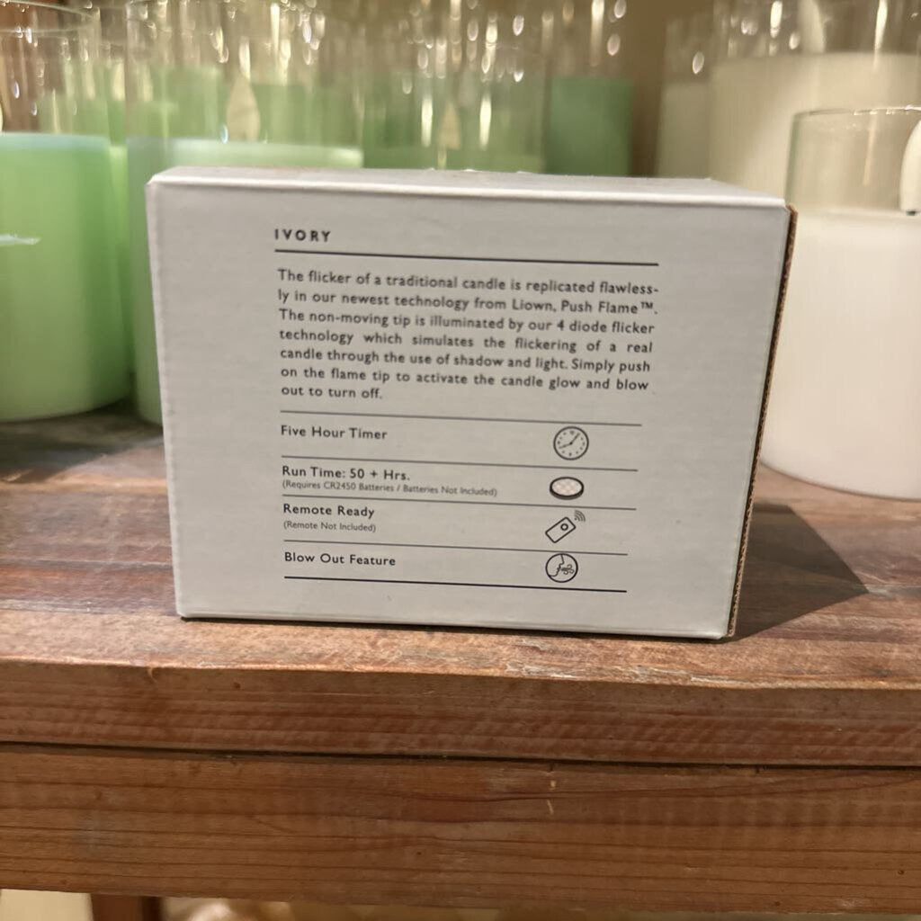 PUSH FLAME LED CANDLES