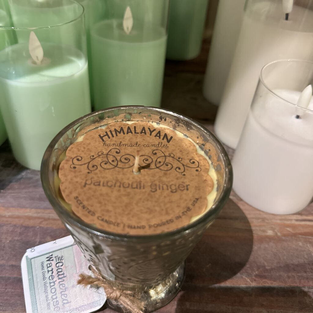 HIMALAYAN CANDLE IN MECURY GLASS