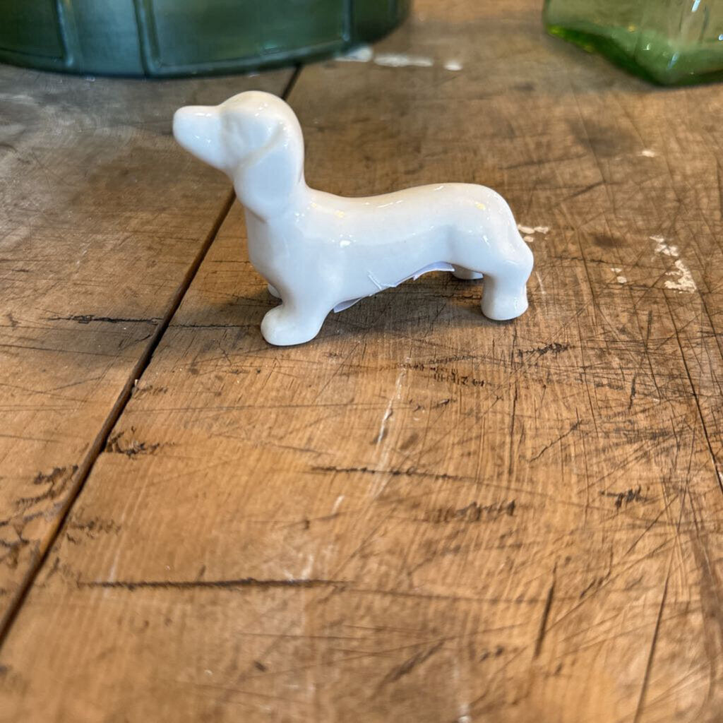 STONEWARE DACHSHUND