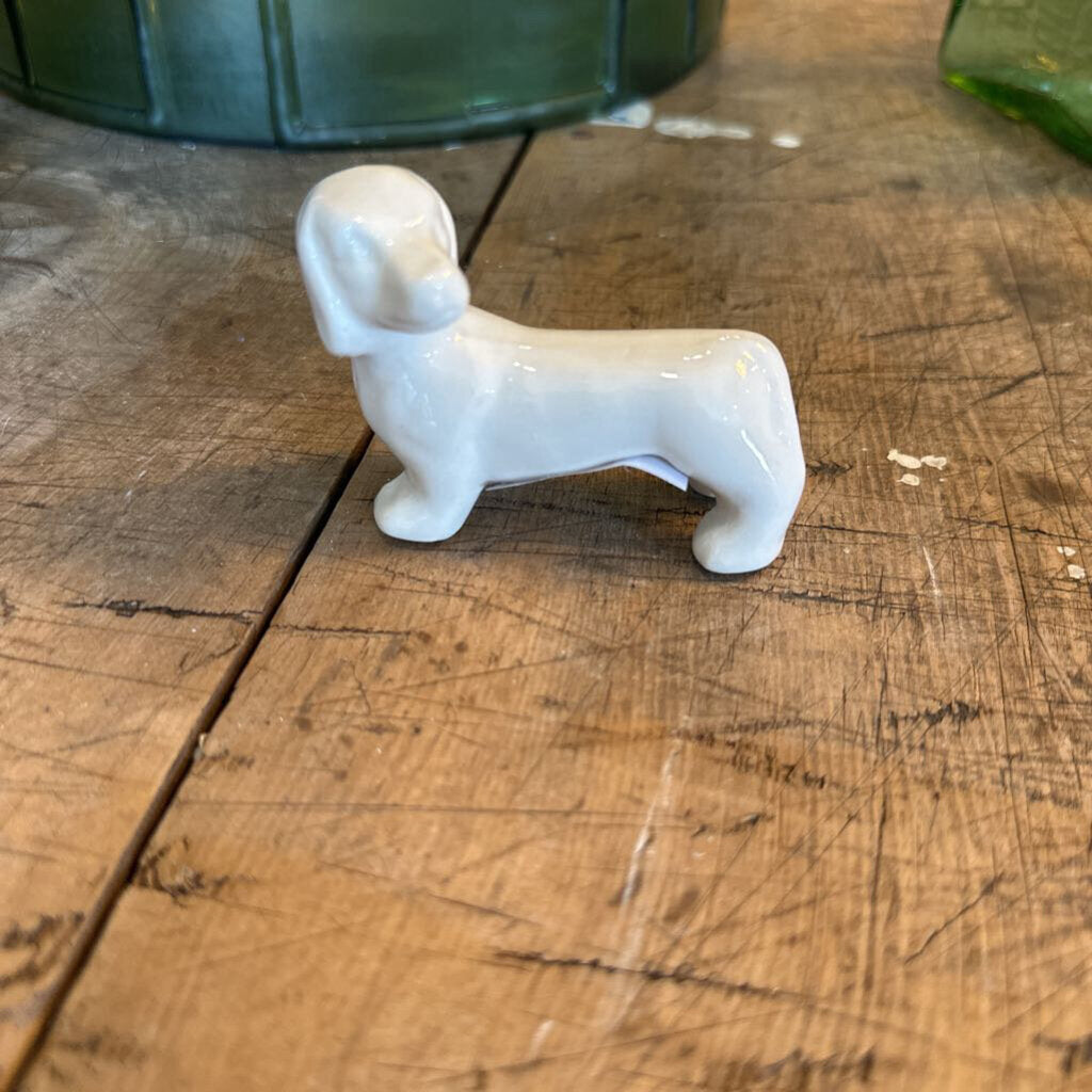 STONEWARE DACHSHUND