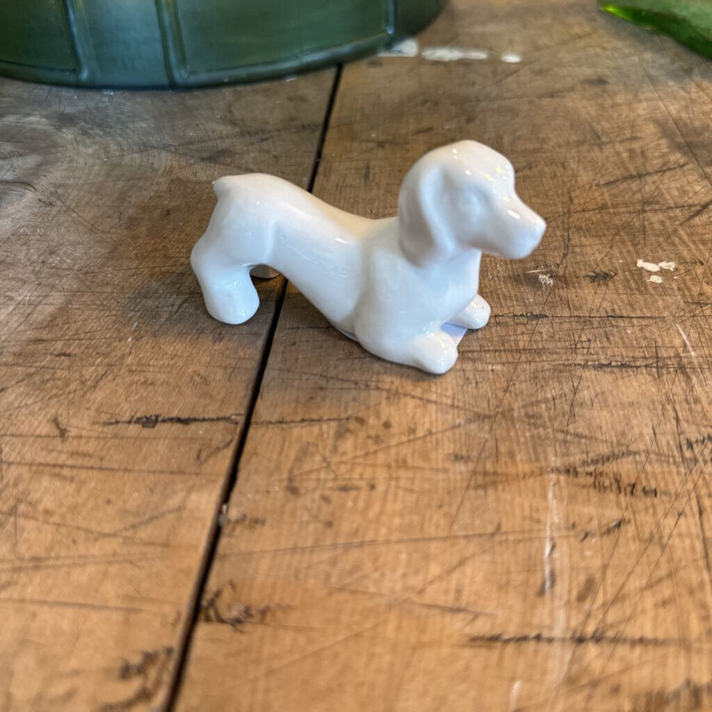 STONEWARE DACHSHUND