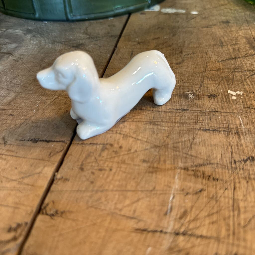 STONEWARE DACHSHUND