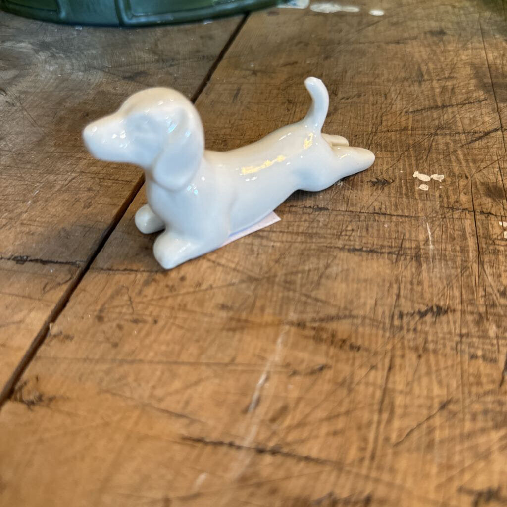 STONEWARE DACHSHUND
