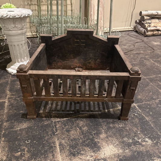 CAST IRON MISSION STYLE FIREPLACE GRATE