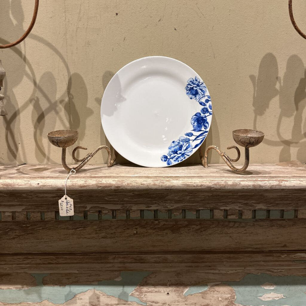 METAL PLATE RACKS WITH CANDLE HOLDERS