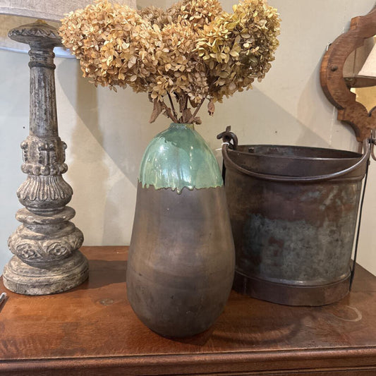 TWO TONE CERAMIC VASE