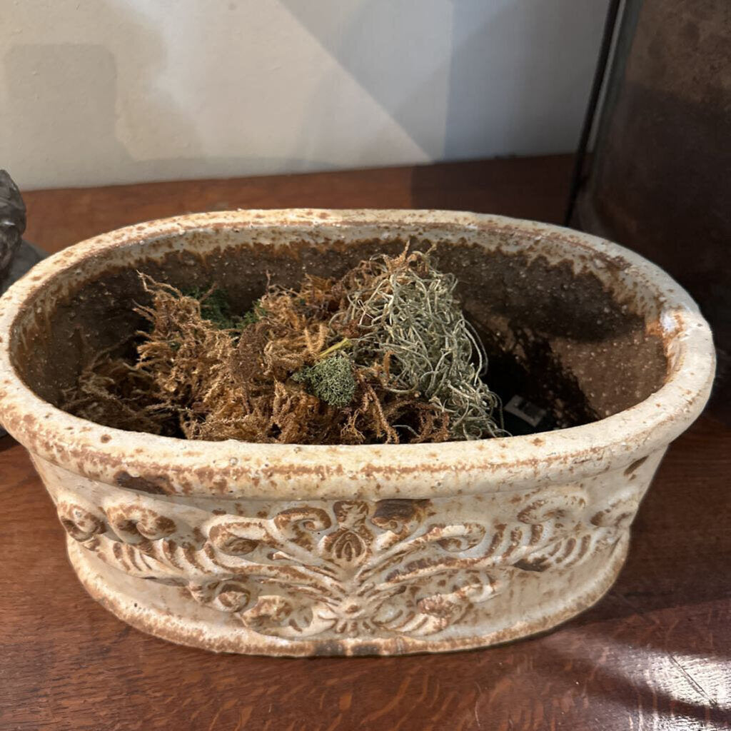 OVAL CERAMIC PLANTER