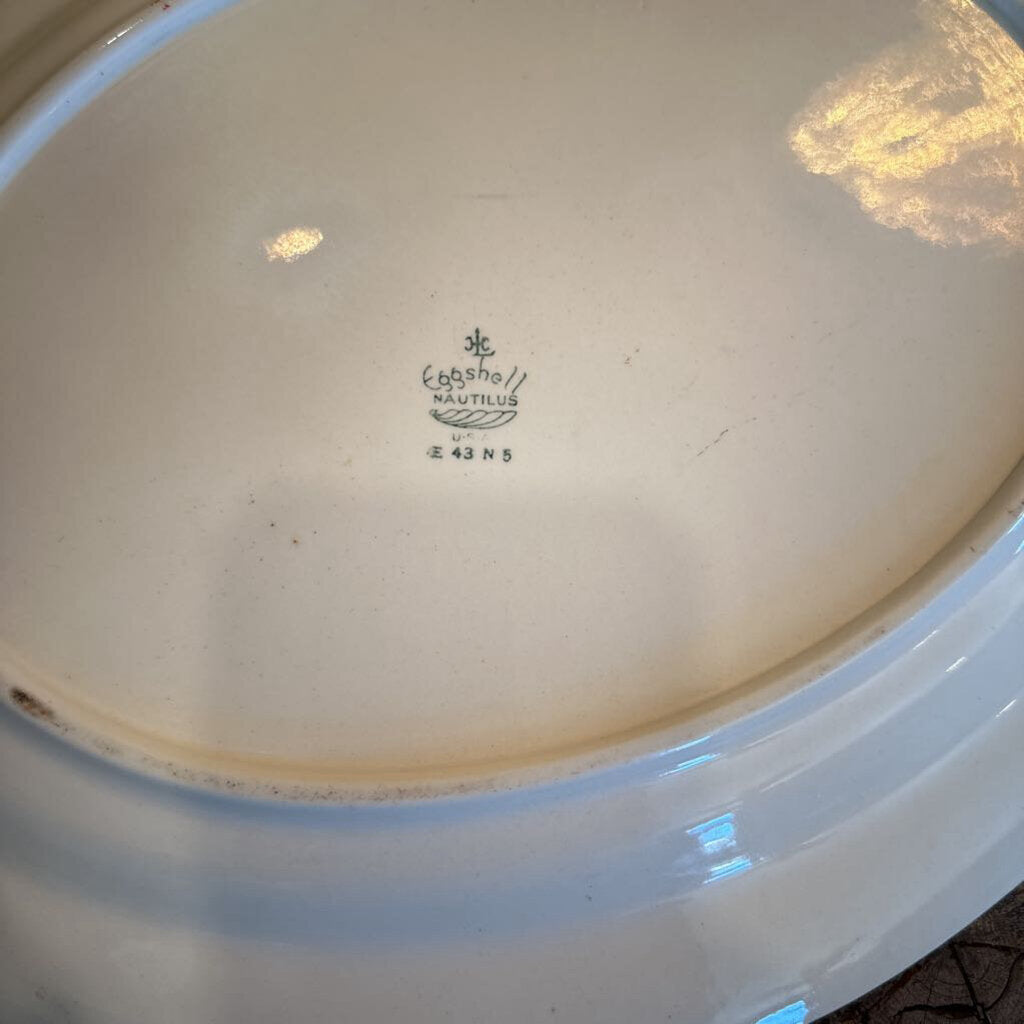 VINTAGE EGGSHELL PLATTER