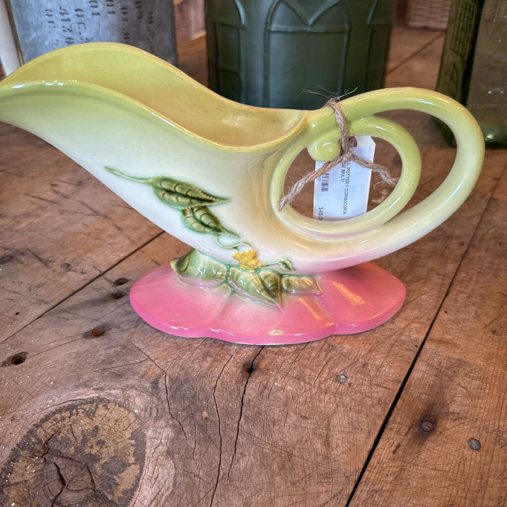 HULL POTTERY CORNUCOPIA VASE