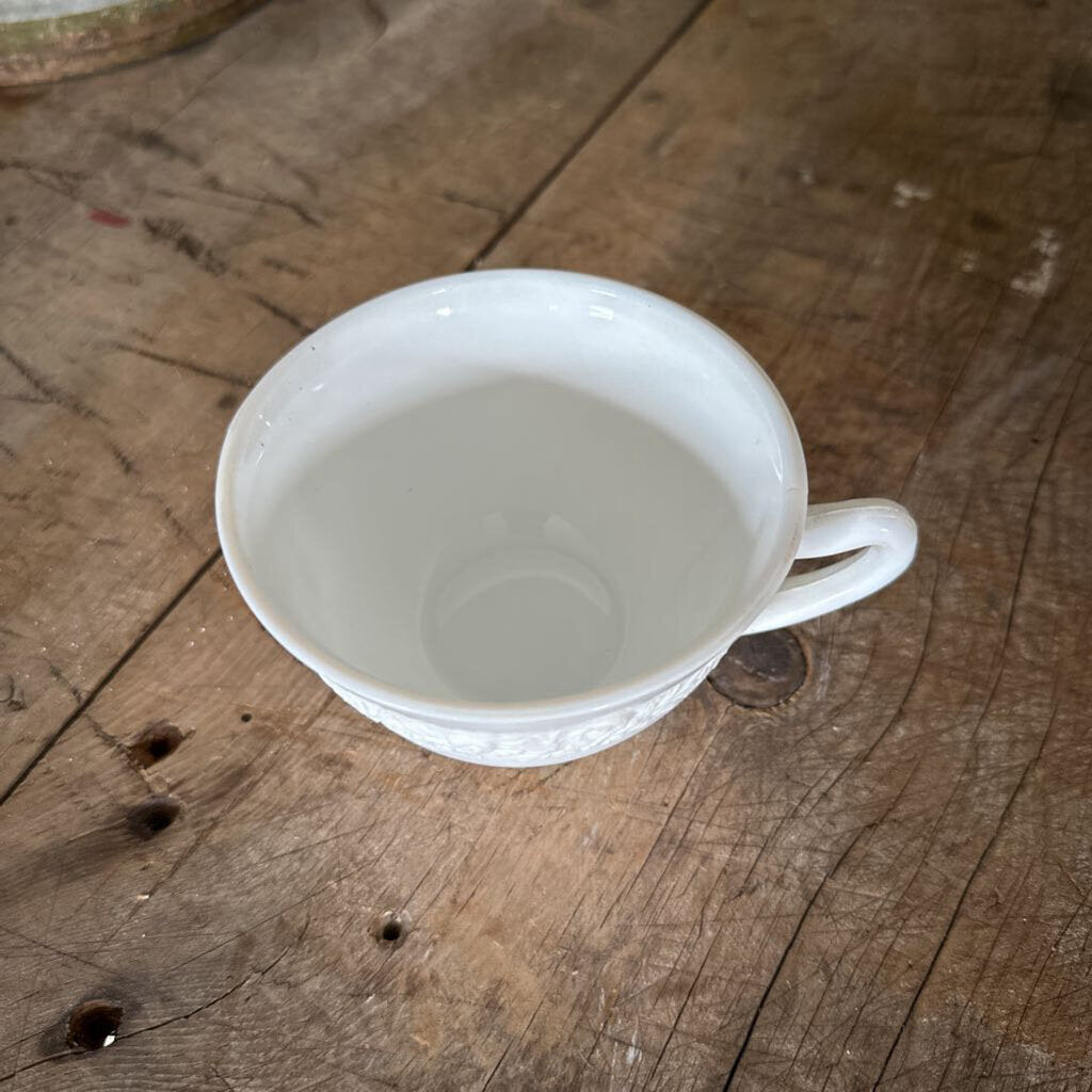 MILK GLASS COFFEE CUPS