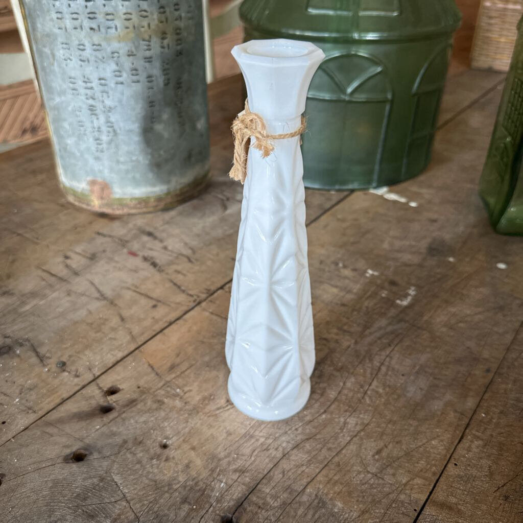 MILK GLASS BUD VASE