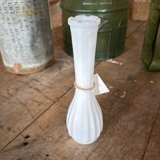 MILK GLASS BUD VASE